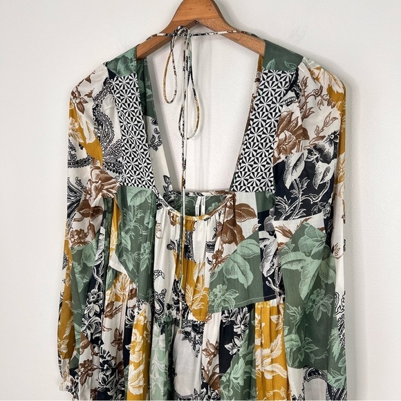 Anthropologie Tiered Boho Mini Dress - Picture 8 of 12